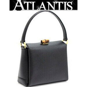 Gucci Bamboo Turnlock Handbag Black